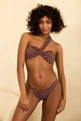 Frankie Asymmetrical Bandeau Bikini Top