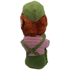 1233425 Unbekannt Vintage Knee Hugger, Affe in grüner Latzhose Kuscheltier Kumpel Leo Gebraucht