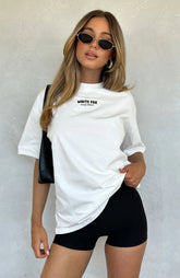 All I've Got Oversized Tee White