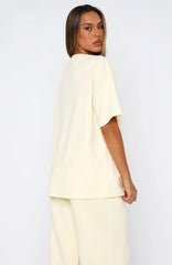 From The Archives Maya Oversized Tee Lemon