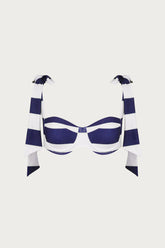 The Lady Bra (Navy/Cream Stripe)
