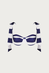 The Lady Bra (Navy/Cream Stripe)
