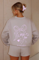 Love You Forever Oversized Sweater Moon