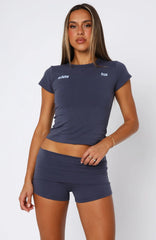 From The Archives Gigi Baby Tee Navy