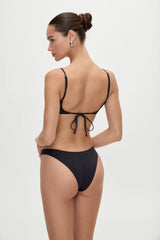 Cola Underwire Bikini Top - Black