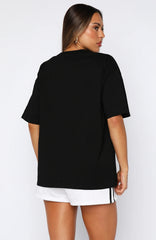 11th Street She's So Lucky Oversized Tee Licorice