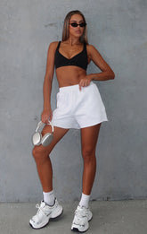 Take A Drive Relaxed Shorts Grey Marle