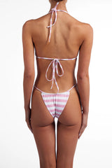 Triangle Top (Pink Stripe)