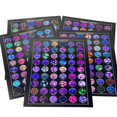 Complete Set of 5 Zoanthids Prints - Cool Reef Inspired Animal Print- Zoanthids by Christina VOL 1-5 - 8.5x11