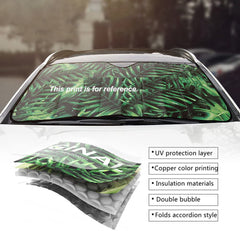 Tulane Green Wave NCAA Car Windshield Sun Shade Universal Fit Sunshade