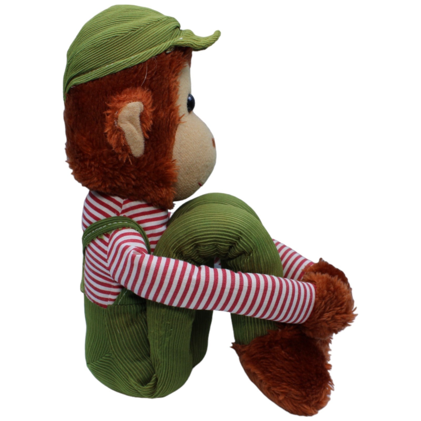 1233425 Unbekannt Vintage Knee Hugger, Affe in grüner Latzhose Kuscheltier Kumpel Leo Gebraucht