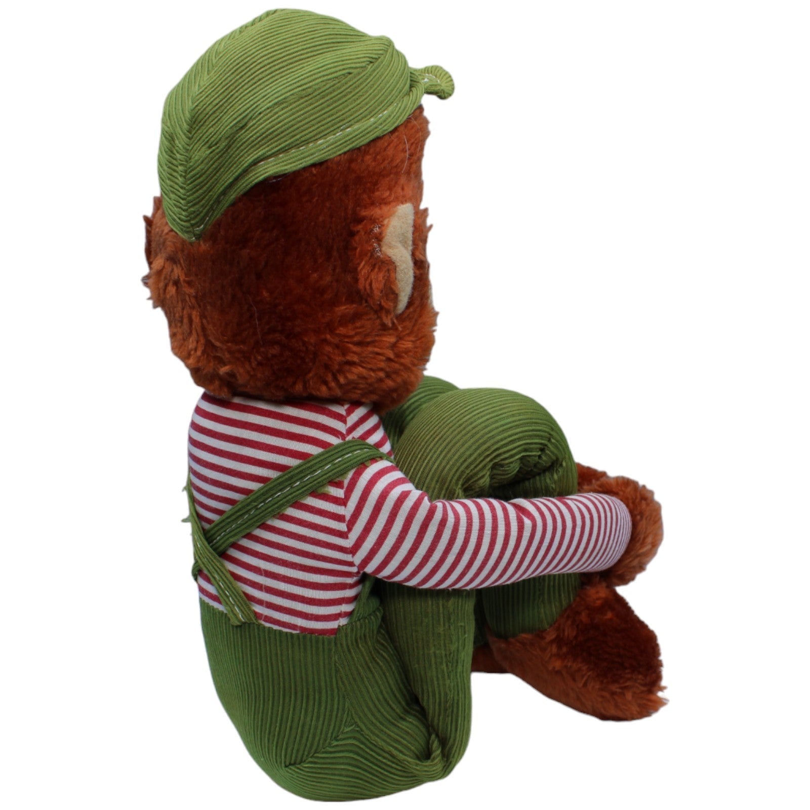 1233425 Unbekannt Vintage Knee Hugger, Affe in grüner Latzhose Kuscheltier Kumpel Leo Gebraucht