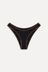 x BELLA HADID Dove Bikini Bottom - Lucky Leopard
