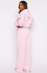 Lucky Ones Wide Leg Sweatpants Pink