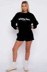 Gave You Everything Lounge Shorts Black