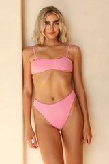 Seashore High Waist Cheeky Bikini Bottom