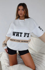 Latest And Greatest Oversized Sweater Neutral