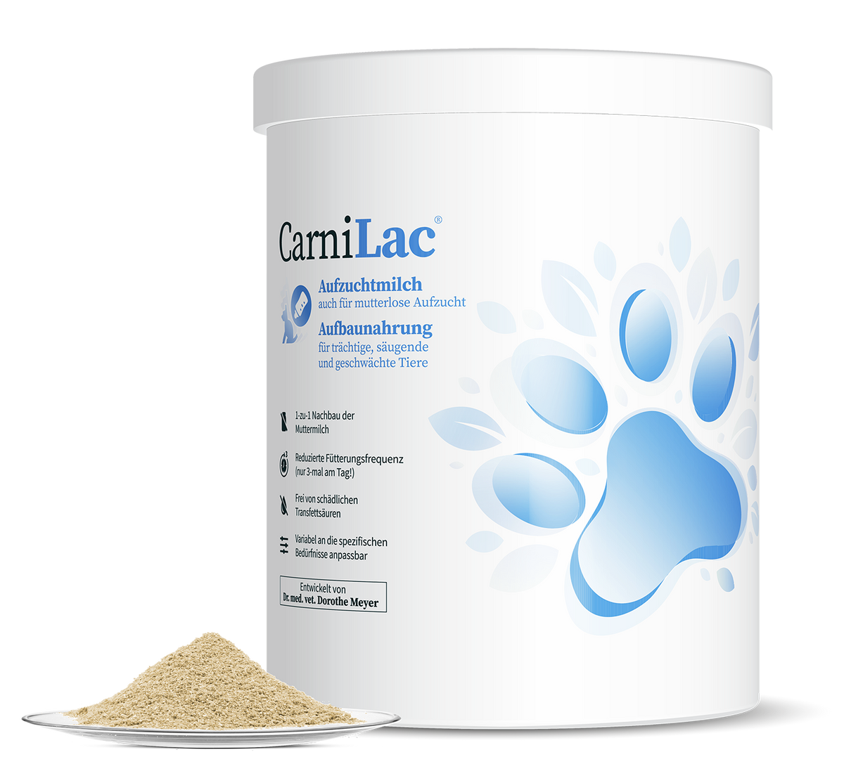 CarniLac Aufzuchtmilch Handaufzucht Carnimed Hund Katze Nagetiere