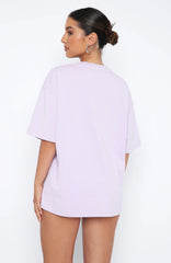 Leisure Series Oversized Tee Lavender