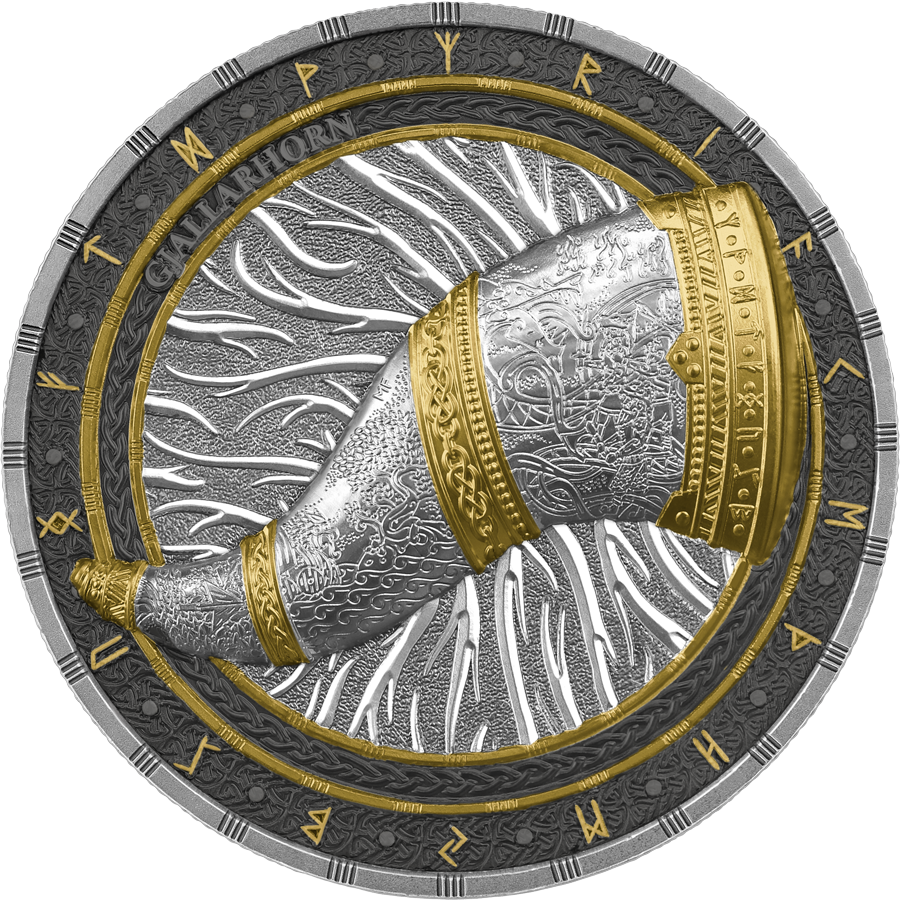 Artefacts - Gjallarhorn - 2 oz Silber Germania Mint BU UHR***