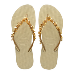 Havaianas Slim Leaves Sand Grey - Shoes